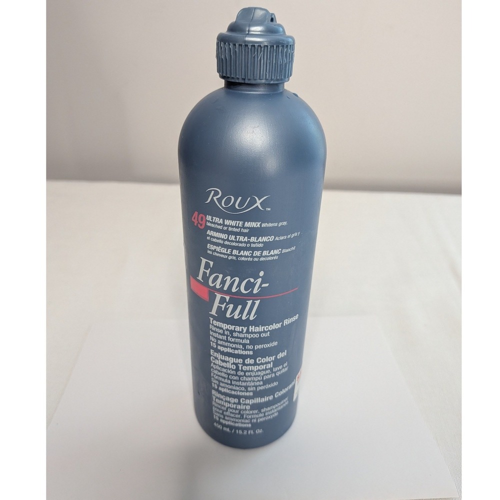 Roux Fanci-Full Hair Color 49 Ultra White Minx 15.2 oz Temporary Haircolor Rinse